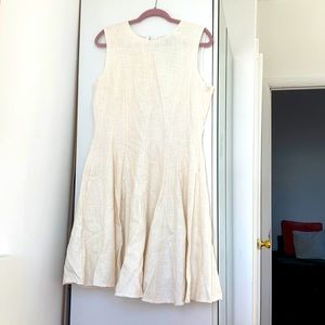 Theory peplum dress new beige